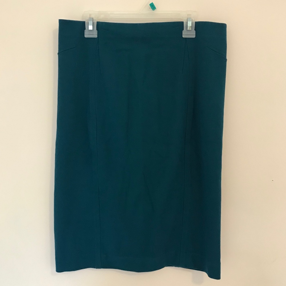 Ann Taylor Blue/ Navy Pencil Skirt